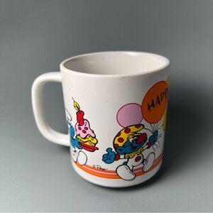 The Smurfs Happy Birthday Mug